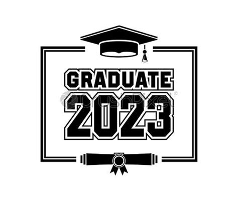 2023 Graduate Class Logo Stock Vector 5447371 Crushpixel