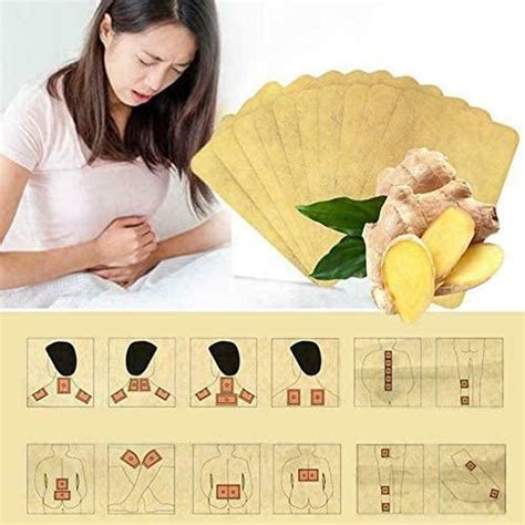 Pcs Herbal Ginger Patch For Blood Circulation Pain Relief Improved