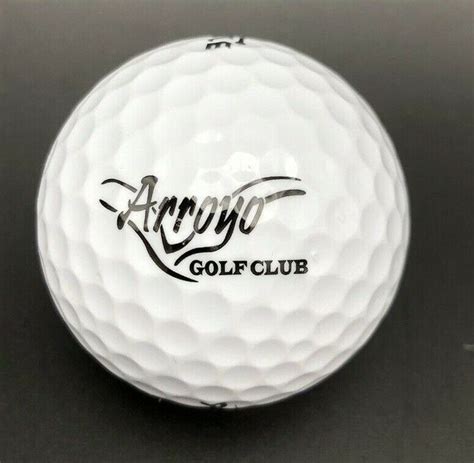 Arroyo Golf Club Logo Golf Ball 1 Pinnacle Exception Preowned Ebay