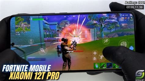 Xiaomi 12T Pro Fortnite Gameplay 90 FPS Snapdragon 8 Gen 1 GSM