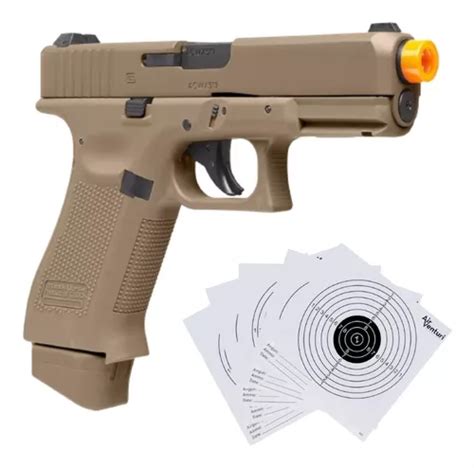 Airsoft Glock 19x Gen5 Co2 6mm Coyote Blowback Xchws C Envío gratis