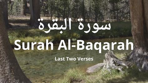 Surah Baqarah Last Two Verses Adkhar Of The Evening Qari Abdul