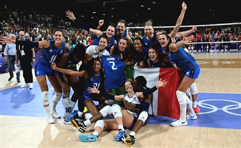 Cronaca Italia Usa Finale Volley Femminile Parigi