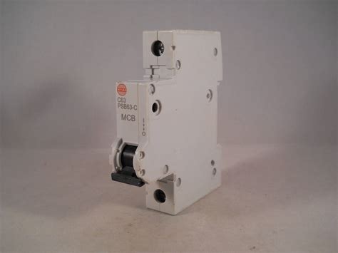 Wylex MCB 63 Single Pole Circuit Breaker Type C 63A PSB63 C Series