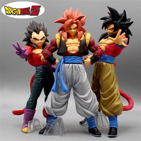 Dragon Ball Z & GT Collectible Figures SS4 Gogeta/Broly/SS4 Goku ...