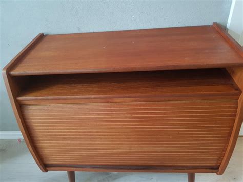 Meget Vakkert Retro Vintage Teak Radioskap Skjenk Barskap FINN Torget