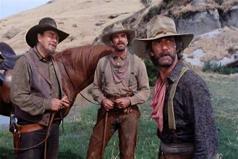 Ben Johnson Tom Selleck And Sam Elliott In The Shadow Riders Shadow