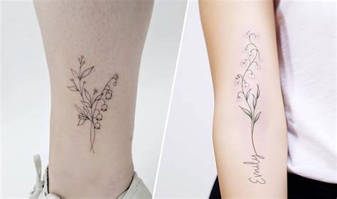 Top 20 Lily Of The Valley Tattoo Ideas To Show Floral Art