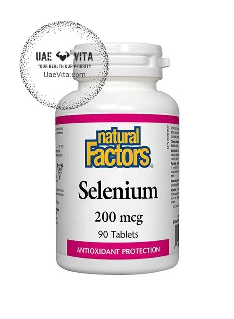 Natural Factors Selenium 200 Mcg 90 Tablets Elevate Your