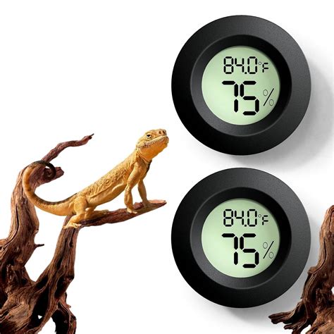 Reptile Tank Accessories Pcs Reptile Thermometer And Humidity Gauge