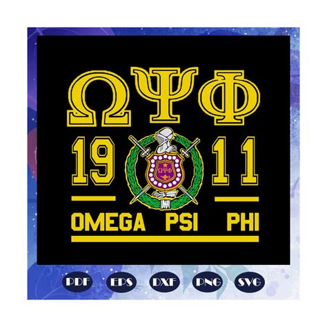 Omega psi phi 1911, Omega psi phi svg, Omega psi phi gift, O - Inspire ...