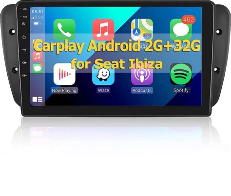 Podofo Carplay Car Radio For Seat Ibiza Mk G G Android