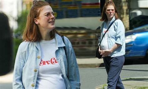 Pregnant Rose Leslie Showcases Her Growing Bump In A White T Shirt