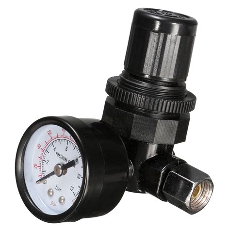 Hvlp Spray Gun Air Regulator With Pressure Gauge And Diaphragm Control