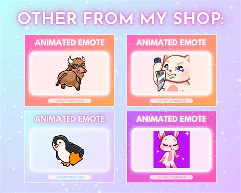 Animated Emote Twitch Discord Cute Dancing Twerking Etsy