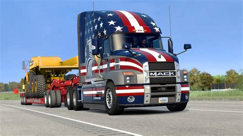 ATS TEXAS MACK Anthem Cummins Big Cam Engine By ZEEMODS American