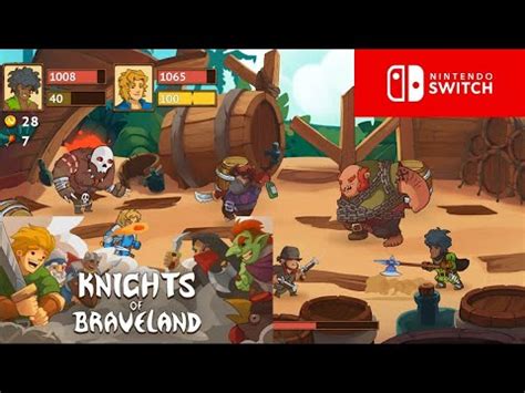 Full Gameplay Knights Of Braveland Nintendo Switch Youtube