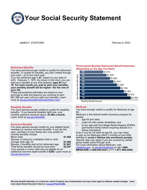 Social Security Statement