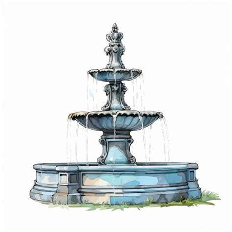 Water Fountains Clip Art Set Daily Art Hub Graphics Clip Art Library