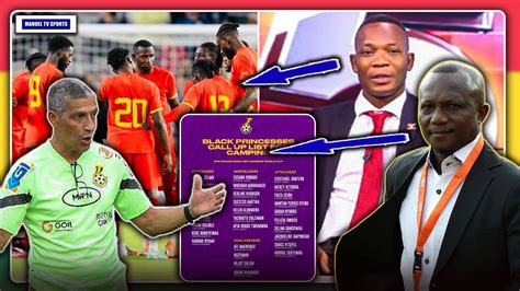 BLACK STARS NEWS GHANA VS ESWATINI SQUAD LIST GFA BOSS ON BLACK