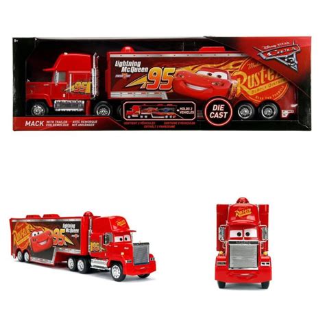 Disney Pixar Car 3 Mack With Trailer 1 24 Diecast Original Jada Toys Lazada Indonesia