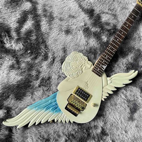 Custom Irregular Body Shape Handcraved Electric Guitar