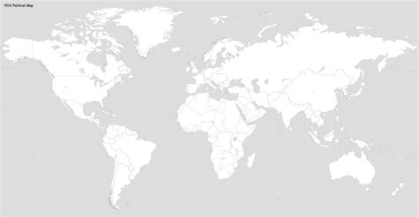 1914 Ce Blank Map