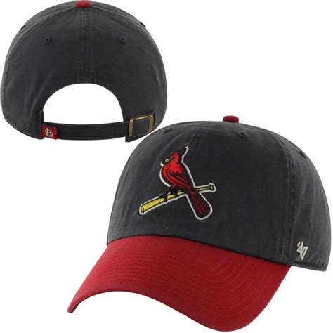 St Louis Cardinals 47 Basic Logo Clean Up Adjustable Hat Navyred