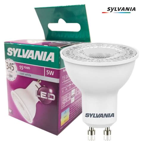 Sylvania Led Gu10 Spotlights Light Bulbs 5w 50w 36 Deg 3000k 4000k Or