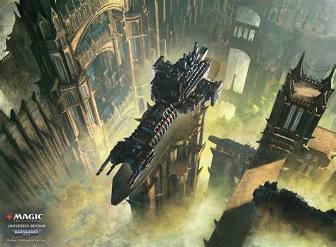 Port Town Mtg Art From Warhammer 40000 Set By Eliz Roxs Art Of Magic