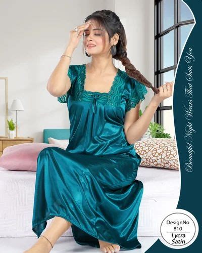 Solid 12 Colours Satin Nightgown Half Sleeve At Rs 280 Piece In Mumbai Id 2852939026662