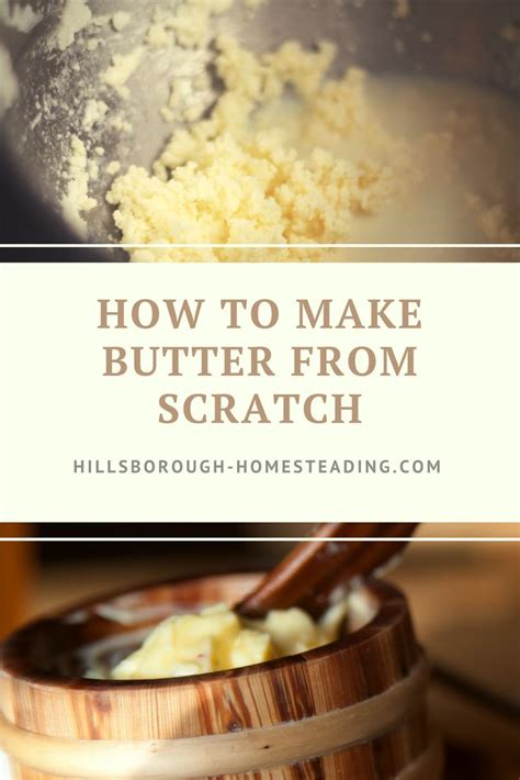 How to Make Butter From Heavy Cream | Recipe | Homemade butter, Food ...