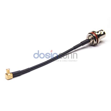 Bnc Jack To Mcx Plug Rf Cable 10cm Rg174 Cable 50ohm