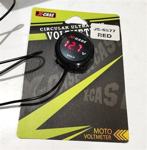 Jual Volt Meter Voltmeter Digital Ultra Thin X Case Universal Semua