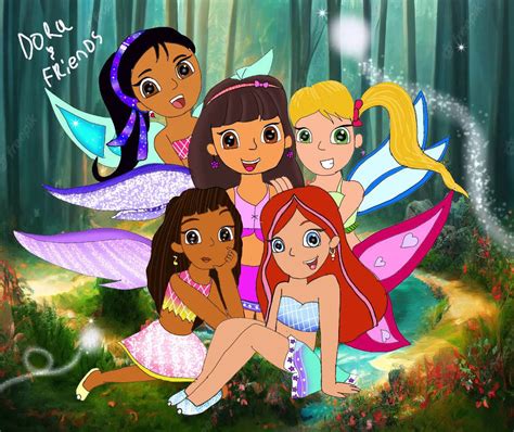 Dora And Friends As Winx Fairies By Brittanywalton28 On Deviantart