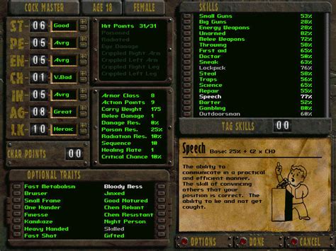 Fallout 1 Quick Start Guide