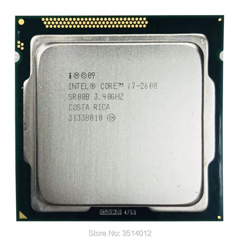 Intel Core i7 2600 i7 2600 3.4 GHz Quad Core CPU Processor 8M 95W LGA ...