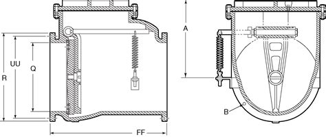 Mueller® 14 36 Swing Type Lever And Spring Check Valves Flxfl Us Pipe Valve And Hydrant Llc