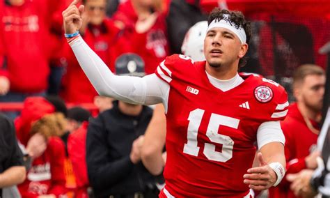 Nebraska Quarterback Dylan Raiola Expected To Play Against Usc Trojans