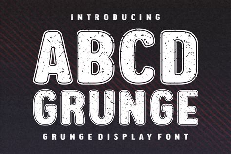 Abcd Grunge Font By Riman Ntypes Creative Fabrica