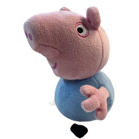 Giggling Snorting Preowned Peppa Pig Brother George, 7" Plush – Baby Doll Toy Rescue