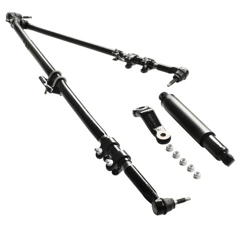 New Front Steering Linkage Drag Link Tie Rod Kit For Dodge Ram 2500