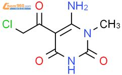 6 Amino 5 2 Chloroacetyl 1 Methylpyrimidine 2 4 1H 3H Dione 22365 19