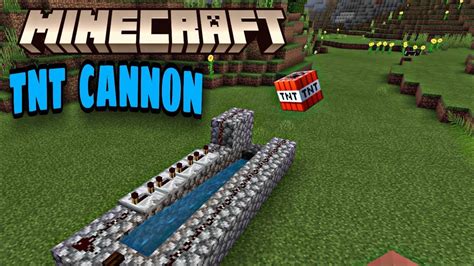 How To Make Tnt Cannon In Minecraft 100 Working Youtube