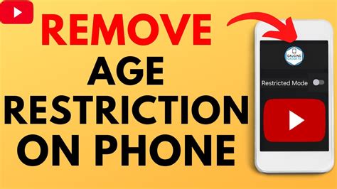 How To Remove Age Restriction On YouTube IPhone Android YouTube