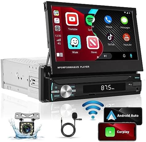 Hikity Din Autoradio Sans Fil Apple Carplay Sans Fil Android Auto