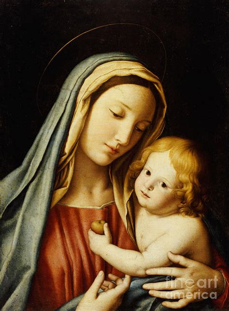 The Madonna And Child Painting By Il Sassoferrato