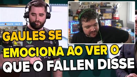 GAULES REAGE FALLEN DANDO ENTREVISTA APOS SE CLASSIFICAR PRO LEGENDS NO