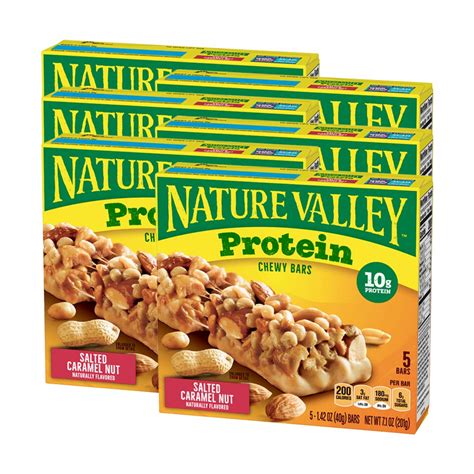 Nature Valley Protein Chewy Bar Gluten Free Salted Caramel Nut