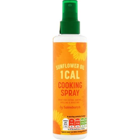 Sainsburys Sunflower Oil Cooking Spray 190ml Compare Prices